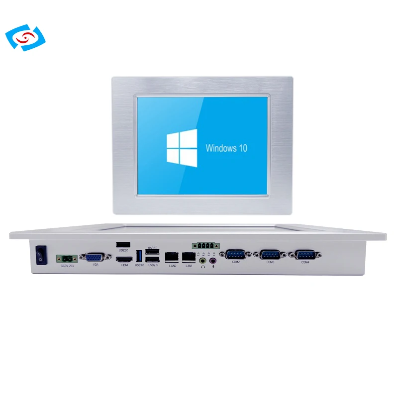 10.4 inch Cheap industrial panel PC  With Celeron N2930 Processor 4 USB  4 COM 2 LAN
