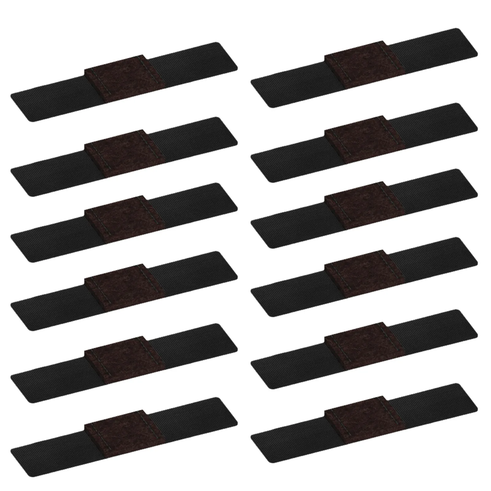 12Pcs Chair Wear-Resistant Wrap-Around Furniture Pads Hook Loop Fasteners for Sled Base Side Protection Bedroom Living Dining