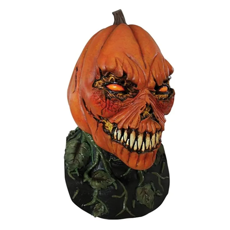 

Halloween Evil Pumpkin Head Mask Horror Party Dress up Mask Performance Cosplay Props