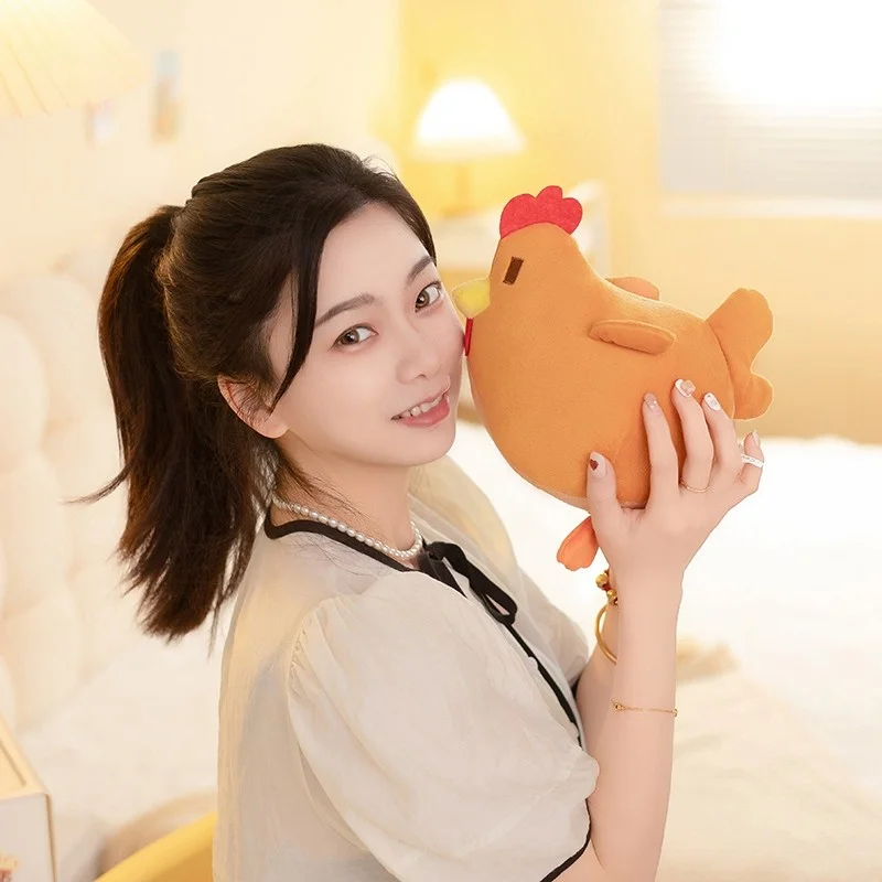 ไก่น่ารักตุ๊กตาสัตว์ตุ๊กตาของเล่นน่ารักนุ่มไก่ Rooster ของเล่น Plushies และของขวัญ - ของขวัญที่สมบูรณ์แบบสําหรับเด็ก, ของขวัญอีสเตอร์