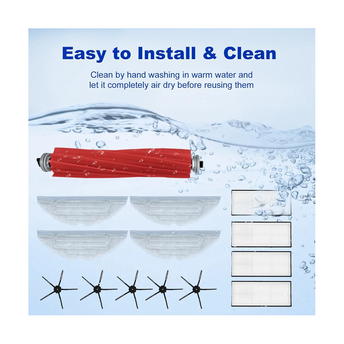 สำหรับ S7/S7 +/S7 maxv/ S7 MaxV plus/ S7 MaxV ultra/S7 PRO Ultra/T7/T7S plus/ G10/G10S Pro ชิ้นส่วนเครื่องดูดฝุ่น