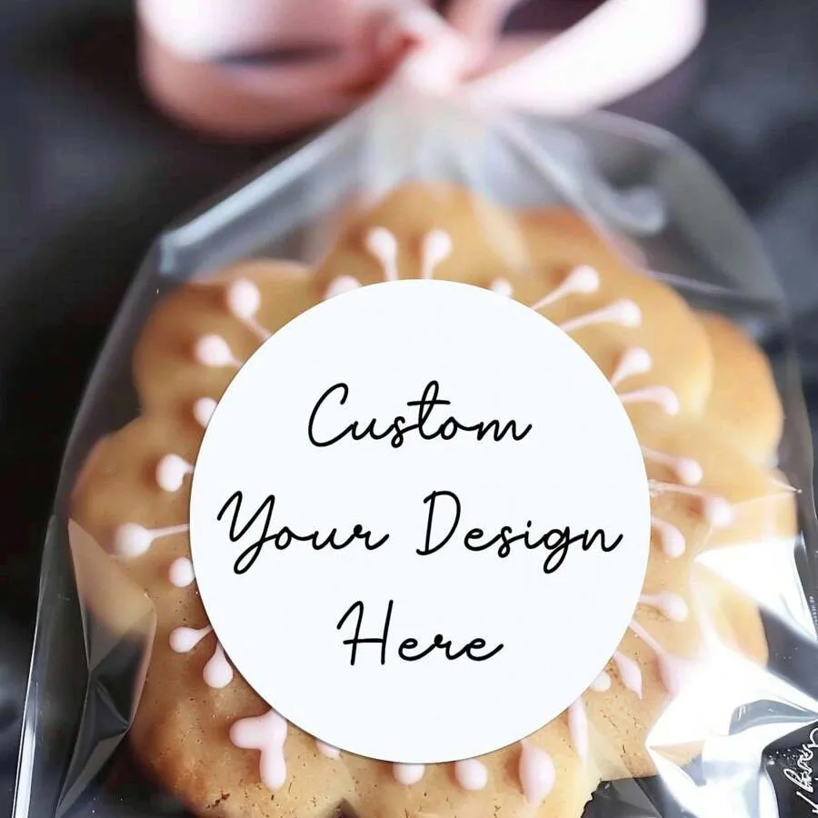 500 قطعة من الملصقات الشخصية المخصصة (للحفلات الزفاف والمعمودية والحفلات وتغليف الهدايا)