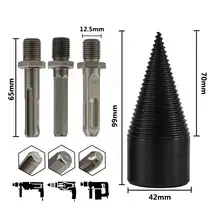 Firewood Cone Splitter Drill Bit 32mm #2