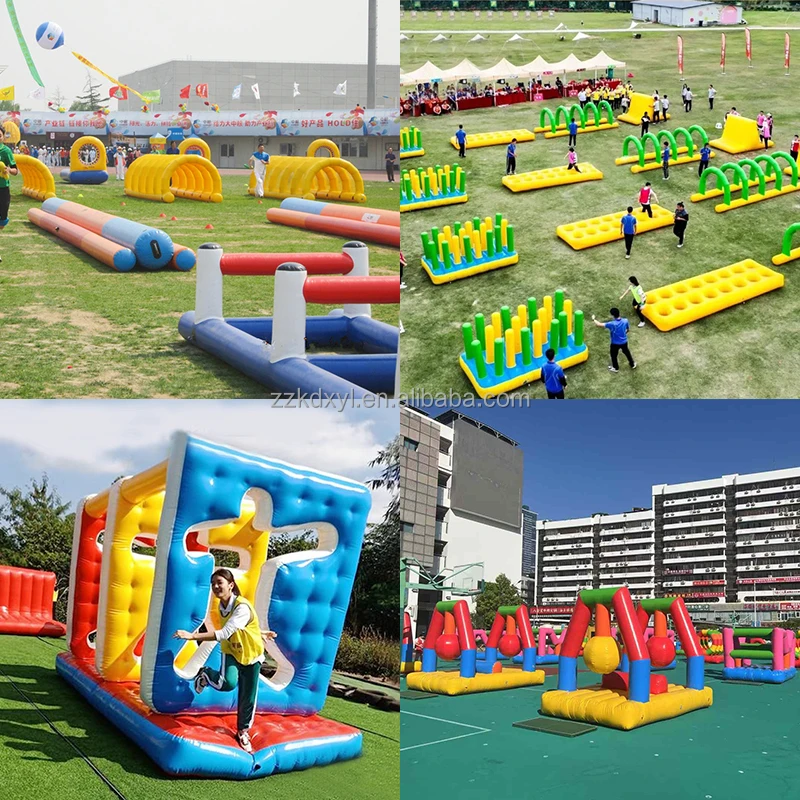 Nadmuchiwane rekwizyty do gier – Kids Outdoor Obstacle Course Equipment recenzja i cena