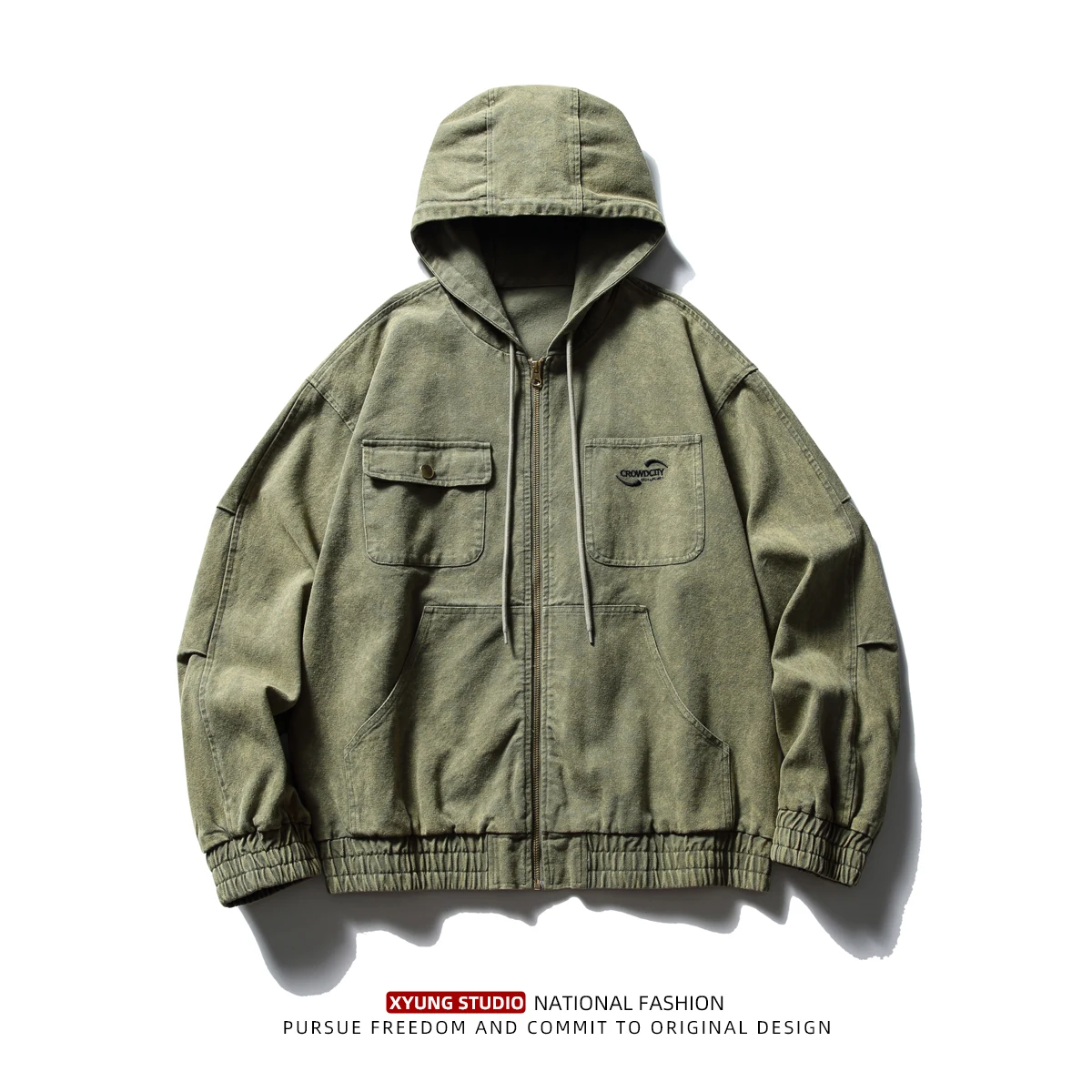 Retro Waed Hooded W… - image