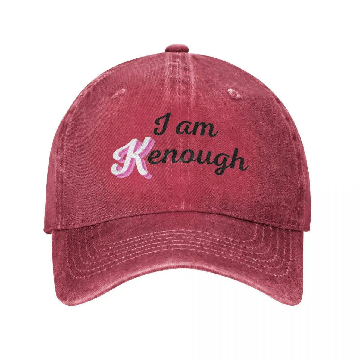 

I Am Kenough Accessories Men Women Baseball Cap Distressed Washed Caps Hat Fashion Outdoor Summer Gift Headwear