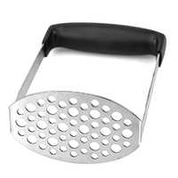 Stainless Steel Potato Pusher Pressed Masher Ricer Puree Fruit Juice Maker Smooth Mashed Potatoes Crusher Kitchen Gadget