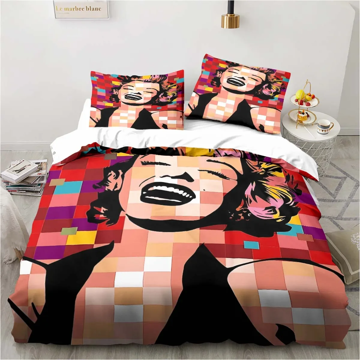 Pop Art Figures Graffiti Colorful Abstract Art Bedding Sets exquisite bed duvet cover bed comforter set bedding set luxury gift