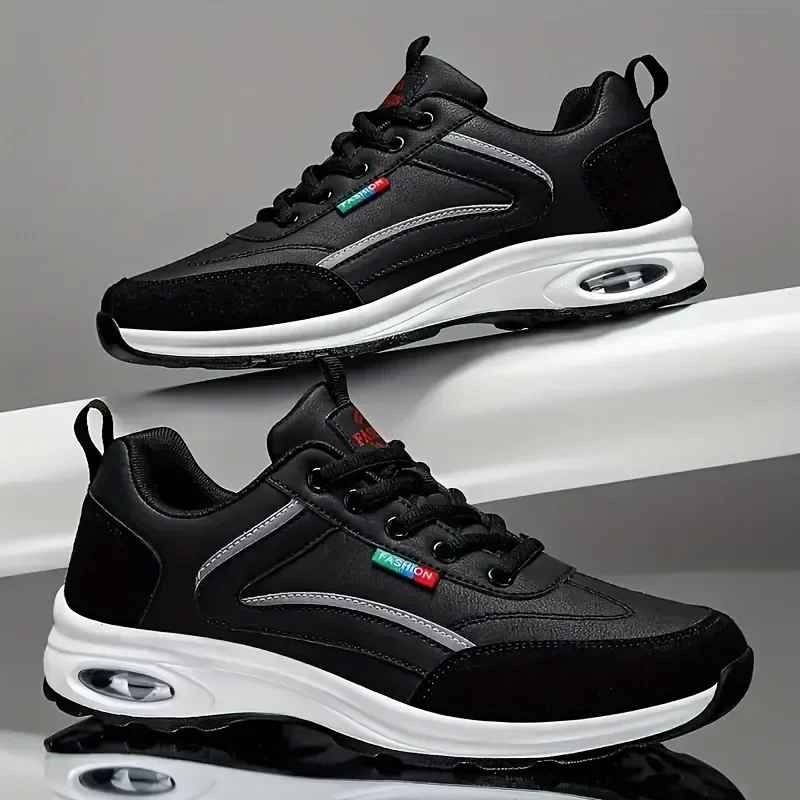 Men's Casual Sneakers Breathable Mesh Upper Tenni Walking Shoes Outdoor Adventures Modern Style in Athletic Footwear Shoes Man