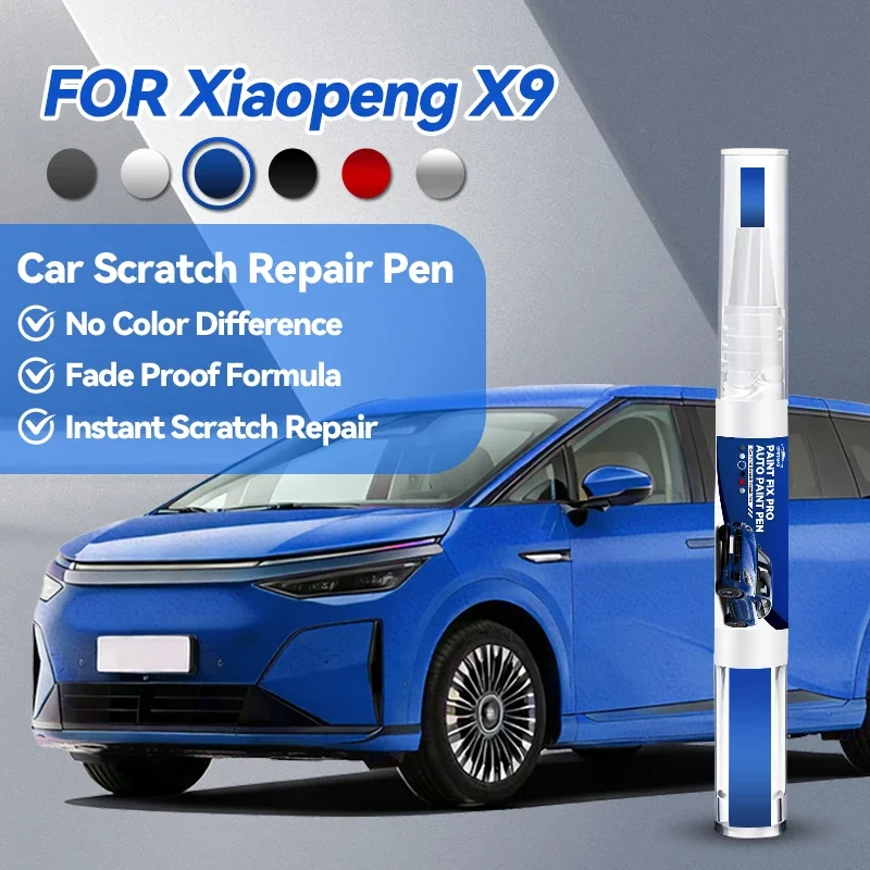 

Новинка 2026: Ручка-корректор для ремонта лакокрасочного покрытия автомобиля Xiaopeng X9, аксессуары для устранения царапин, цвета: ярко-черный, синий, серый, белый (W)