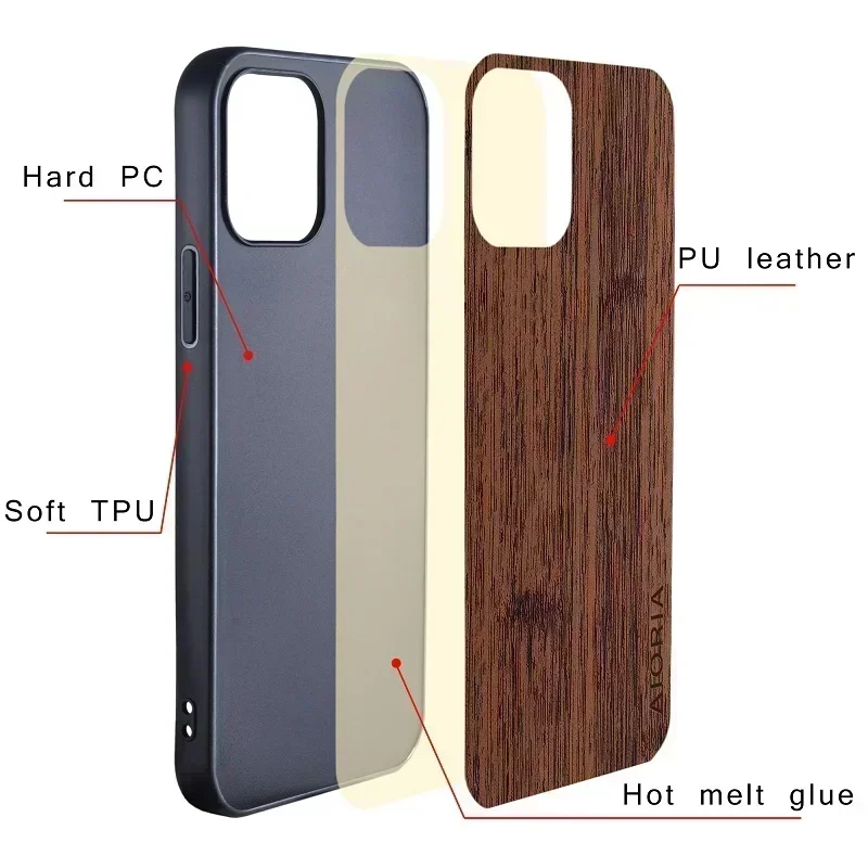 Case For Honor 90 Lite 90 X9a X50i 5G Funda Bamboe Hout Patroon Lederen Cover Luxe Coque Voor Huawei Honor 90 Lite Case Capa