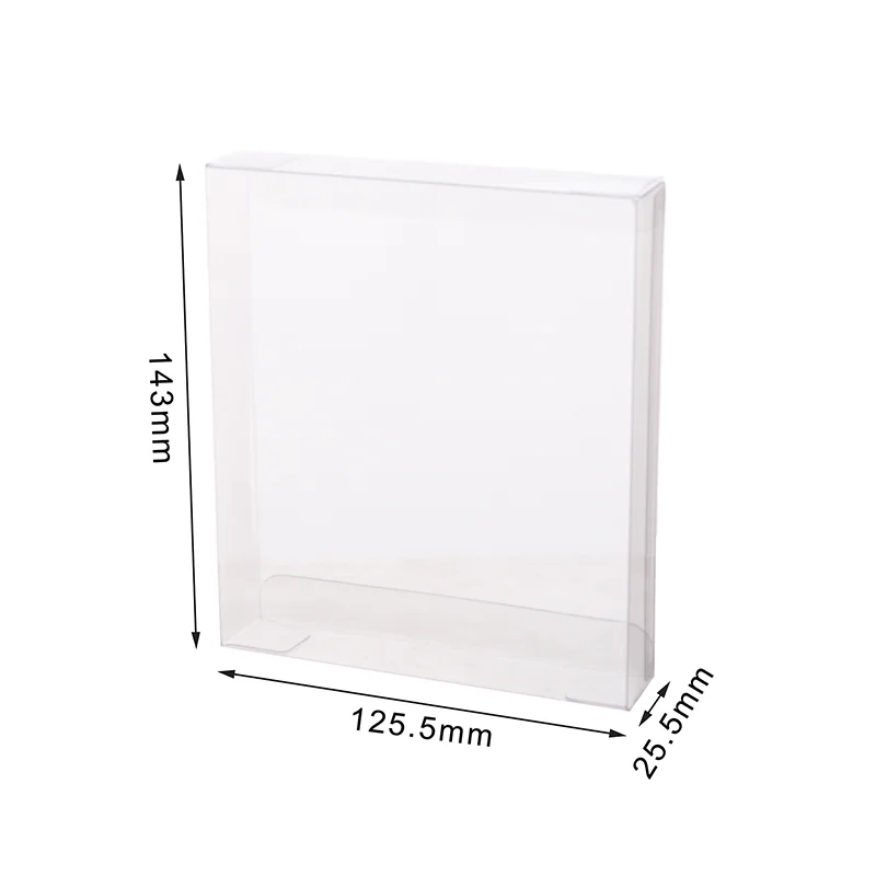 Transparent PET Protective Cover For PS1 DC SS 3CD 4CD Game Card Plastic Storage Display Box Collection Case