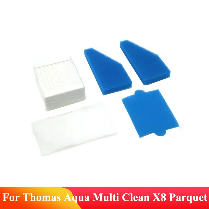 For Thomas Aqua Multi Clean X8 Parquet, Aqua Pet & Family, Perfect Air Animal Pure Vacuum Cleaner Filter Sponge Suitable Set