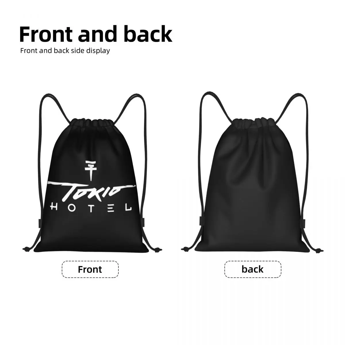 Tokio-Sac à dos de sport portable pour hommes et femmes, sac de sport de proximité, sac à dos de rangement pour l'entraînement, la bande, l'hôtel, le pop rock