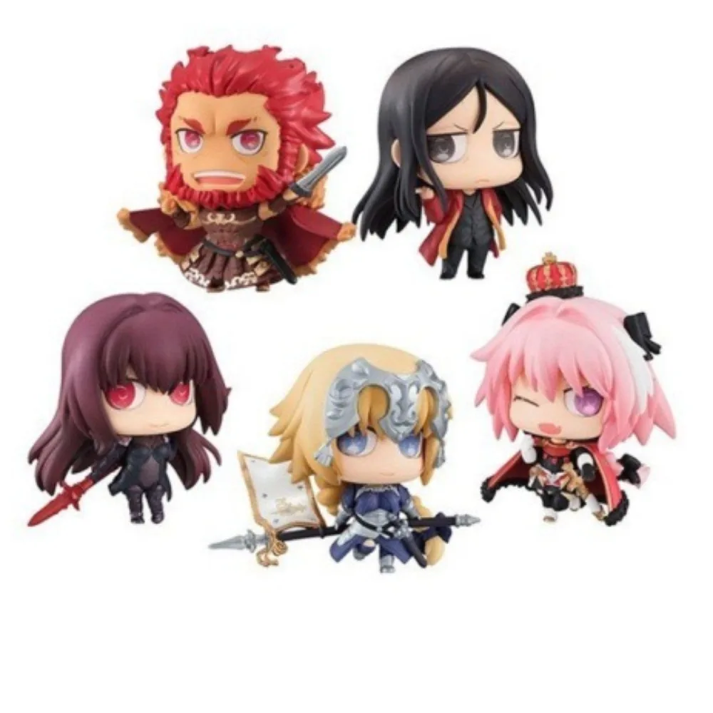 Anime Fate Figure Q Version Saber‌ Action Figures Pvc Statue Desktop Collection Model Toys Gifts Single 5cm