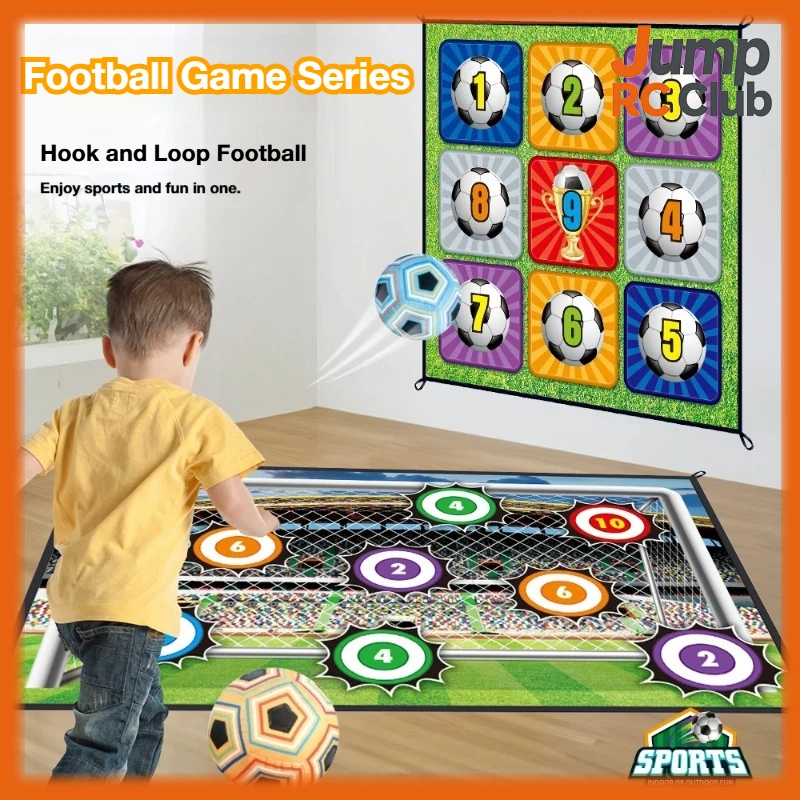 

Детская футбольная игра для дома и улицы, спортивная игрушка, футбольный набор с девятью сетками, увлекательная тренировочная игра для детей, мальчиков и девочек, подарок
