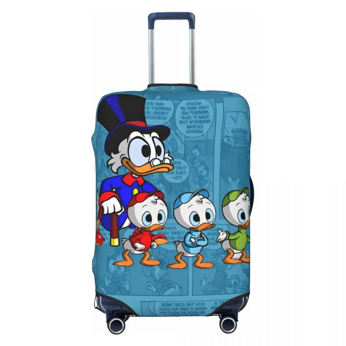 

Чехол для багажа с героями мультфильмов «Дональд Дак», эластичный защитный чехол для дорожного чемодана с комиксами, подходит для 18-32 дюймов