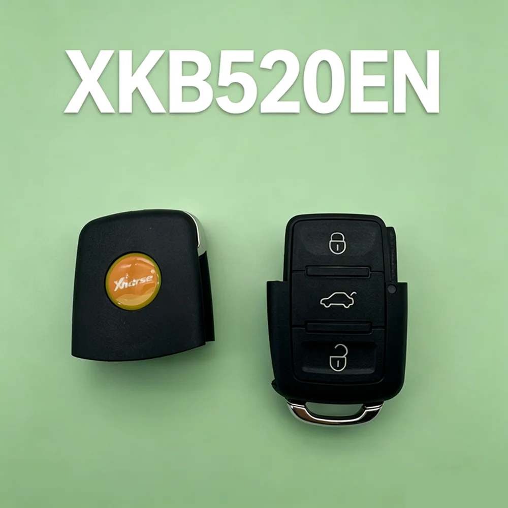 1PCS Xhorse XKB520EN 2nd Generation Wire Remote Key B5 Type Supports Wireless Programming