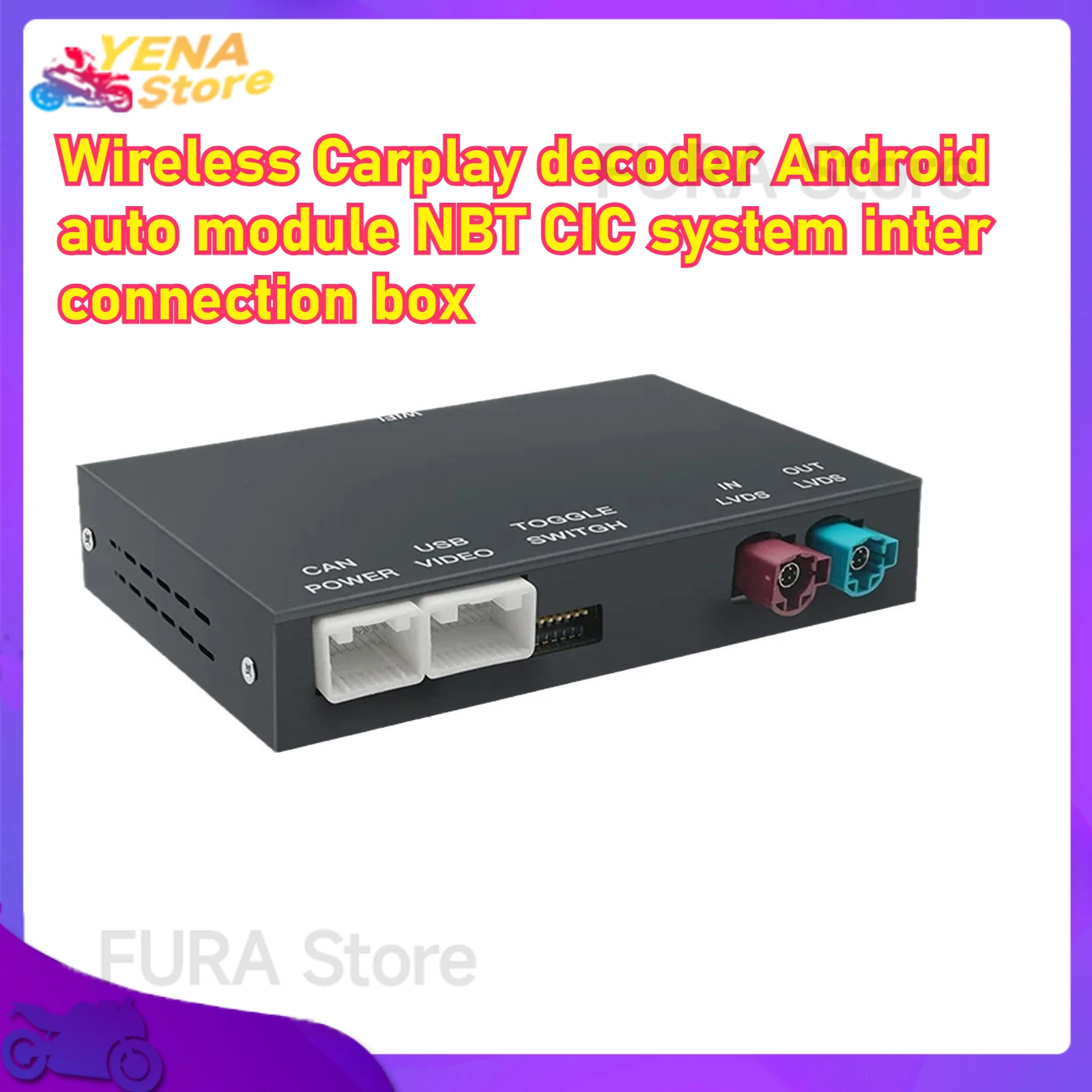 

Wireless CarPlay Android auto module is applicable to BMW NBT CIC System 1 2 34 5 Series X1 X3 X4 X5 F20 F30 F31 F34 F10 F48 F25