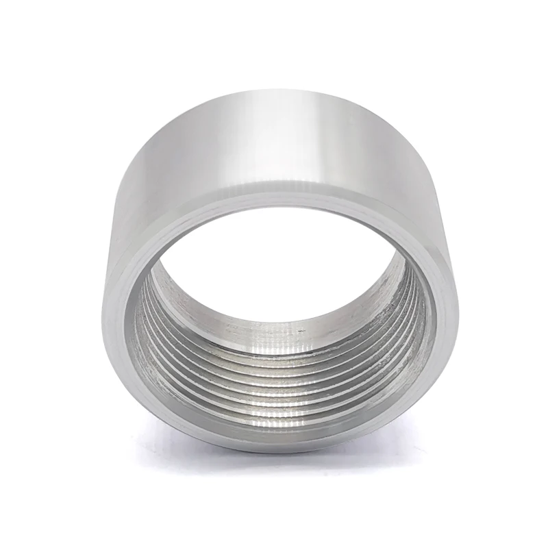 1-1-2NPT PIPE Thread Weld Bung Adapter Aluminum Weld Connector Nut On Bung Pipe Fitting