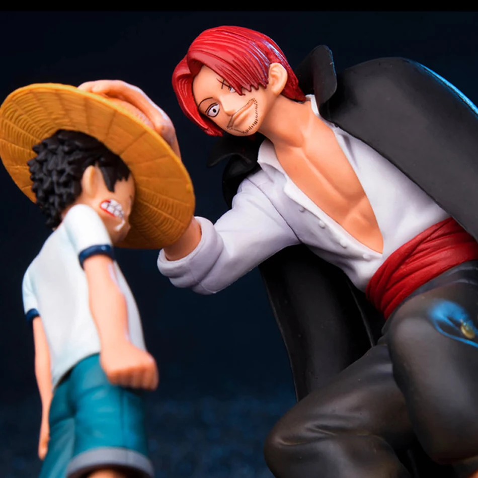 Figuras de acción de Luffy de una pieza de 18cm, modelo de juguete de Pvc, mono D. Figuras de Luffy, estatua de Anime de una pieza, modelo ornamentado, regalos de cumpleaños
