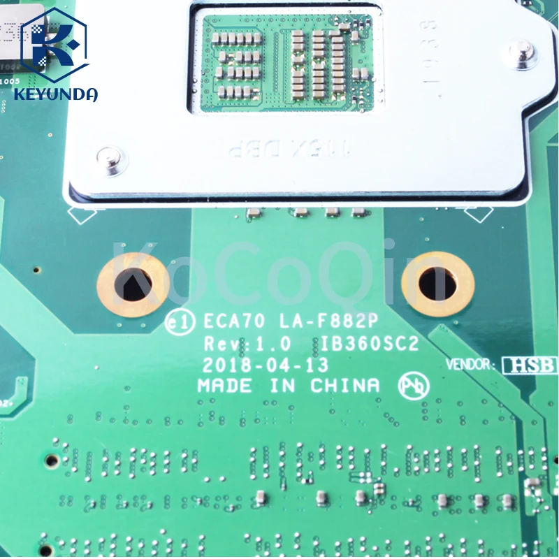 Original For LENOVO AIO 520-27ICB Mainboard LA-F882P HM370 216-0905004 01LM428 11S01LM426ZZZ All-in-one Motherboard