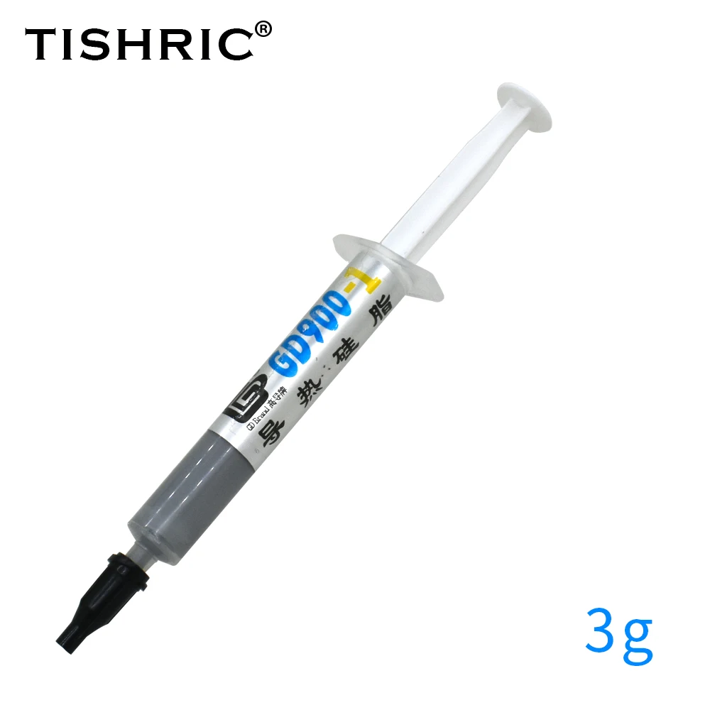 جص غرفة تبريد موصل GD ، الوزن الصافي 3 جم ، مبرد شحوم حراري ، وحدة معالجة مركزية ، مادة لاصقة تذوب بالحرارة ، معكرونة حرارية لمعالج CPU