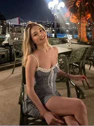 HH 2024 Woman Vintage Sleeveless Backless Suspender Dress Women Plaid Bow Ruffled Edges Splicing Decorate Mini Dress