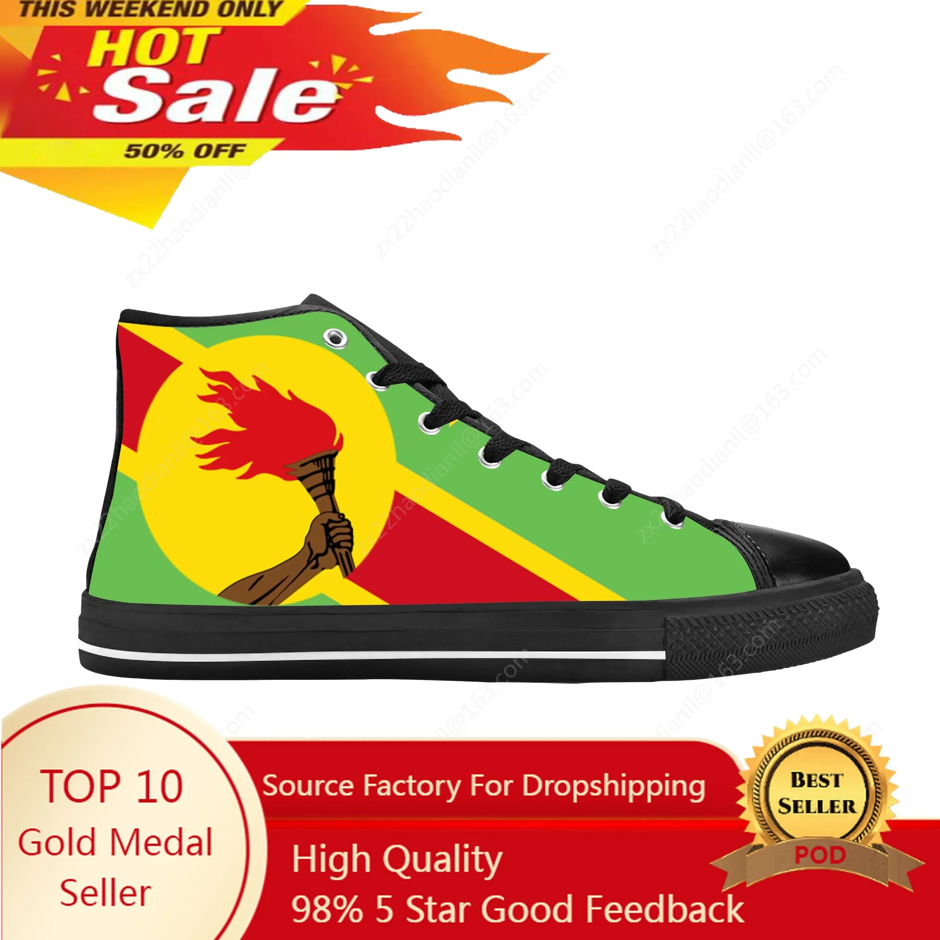 Zaire Congo Flag Patriotic Pride Fashion Popular Casual Cloth Shoes High Top Comfortable Breathable 3D Print Men Women Sneakers
