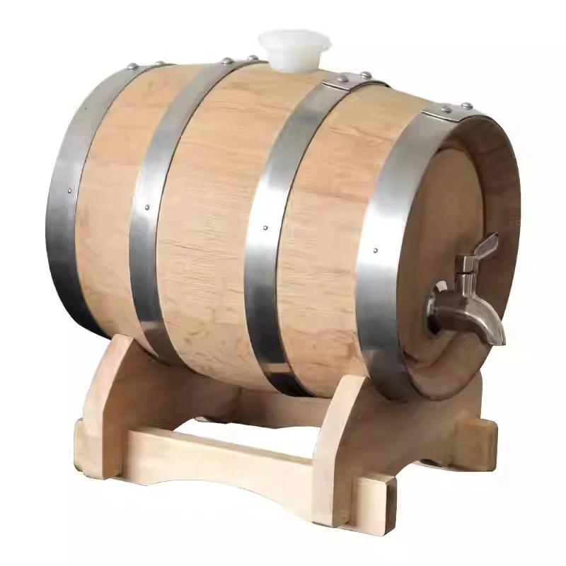 

3L/5L/10L American Oak Barrels - Premium Small Oak Barrels for Winemaking, Crafted By Artisans, Winery Quality