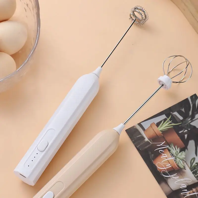 ماكينة صنع القهوة للمشروبات الكهربائية، مهوية، مضرب بيض 3 سرعات قابل لإعادة الشحن، ماكينة كريم الحلوى المحمولة، خلاط المطبخ