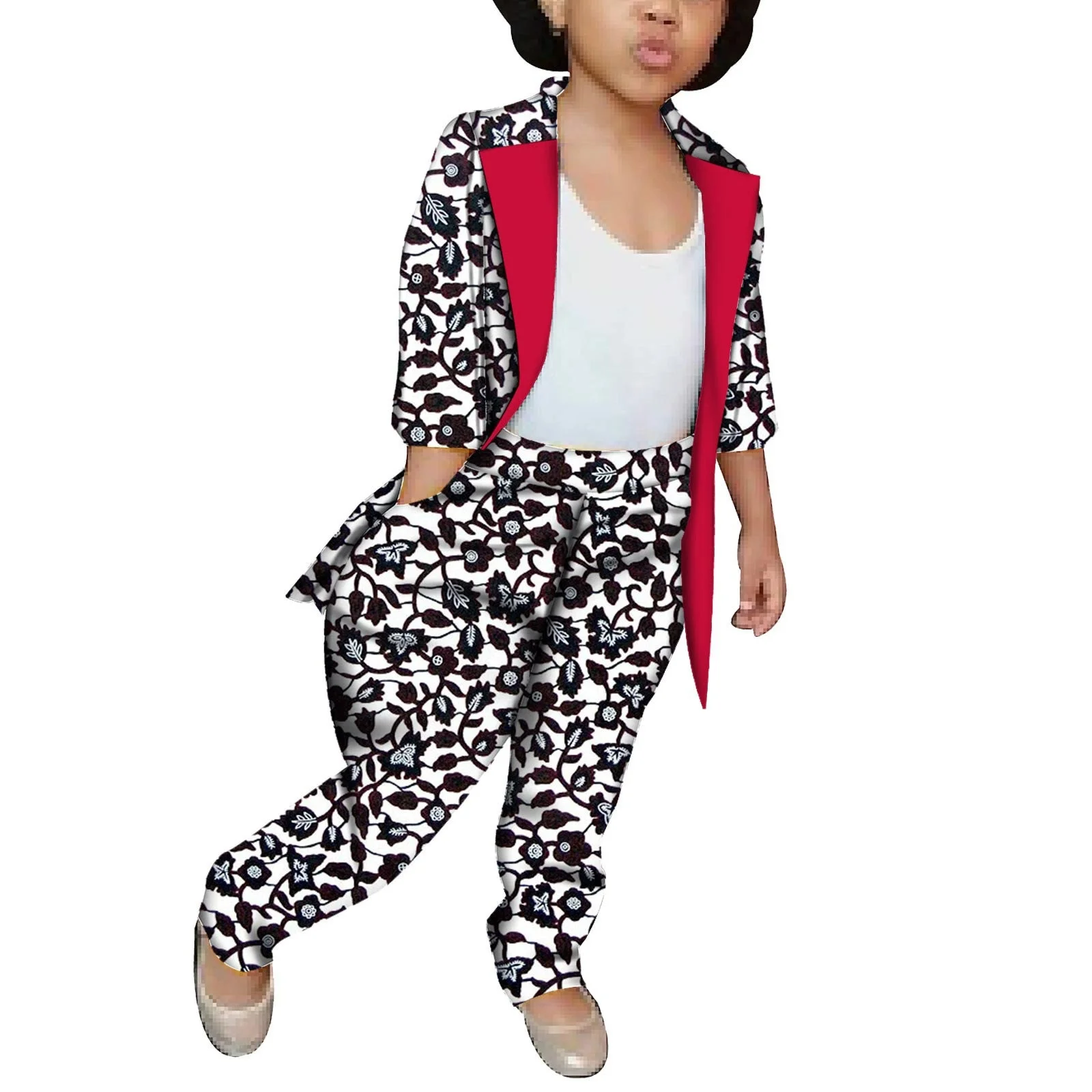 

Boys Dashiki 2-Piece Set 2-16 Years Old African Style Plus Size Embroidery Wedding Tuxedo Kids Formal Party Clothes Customized