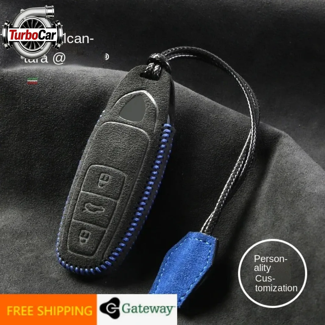 

Brand new Customized High-end Alcantara Suede Key Chains Key Case for Lamborghini Urus / Huracan / Aventador Car Accessories