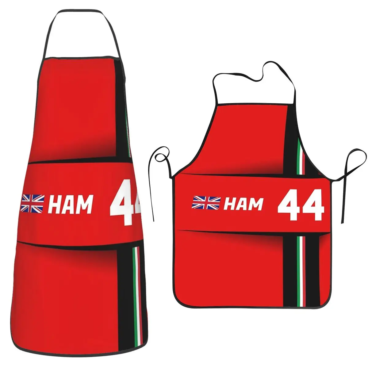 

F1 2025л - # 44 Фартуки Hamilton для шеф-повара, приготовления пищи, выпечки, Tablier, водонепроницаемый нагрудник, кухонный сарафан для чистки для женщин и мужчин, живопись