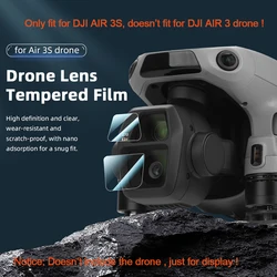 Wtohoby 9H Tempered Glass Film Compatible with DJI AIR 3S Camera Lens  Anti-scratch Cover Protector AIR3S Drone Accessories