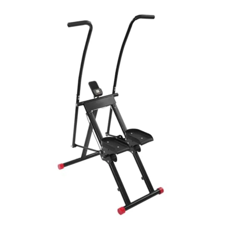 

Stair Stepper for Home Gym Exercise Vertical Climber Machine for Full-Body Workout with 3 Gears Angle-Adjustable Pedals 220 lbs