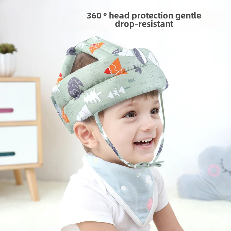 Baby-Kopfstütze, atmungsaktiv, wasch bar, Anti-Fall-Kappe, Kopfschutz polster,