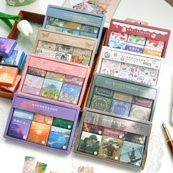 6 Box/Set Time Notes Series Decorative Stickers Cute animal penguin handbook Scrapbooking Label Diary Art Journal Planner