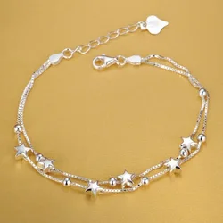 Beautiful Stars Bracelets for Women Korean Fashion Designer Party Wedding Jewelry Holiday Gifts