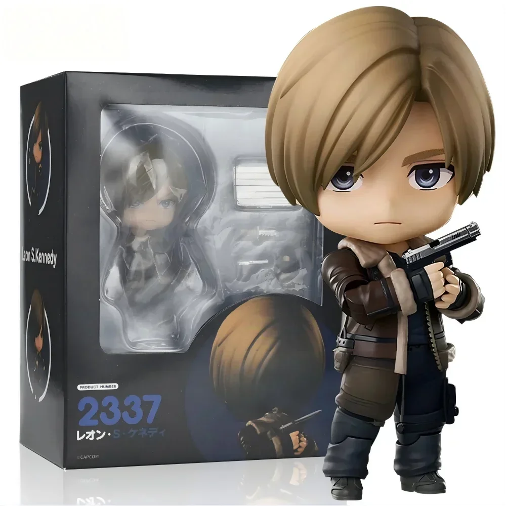

Hot Aixlan #2337 #2761 Leon Scott Kennedy Figure 10cm Q Version Cute PVC Action Figure Amine Birthday Gift Collectible Figurine