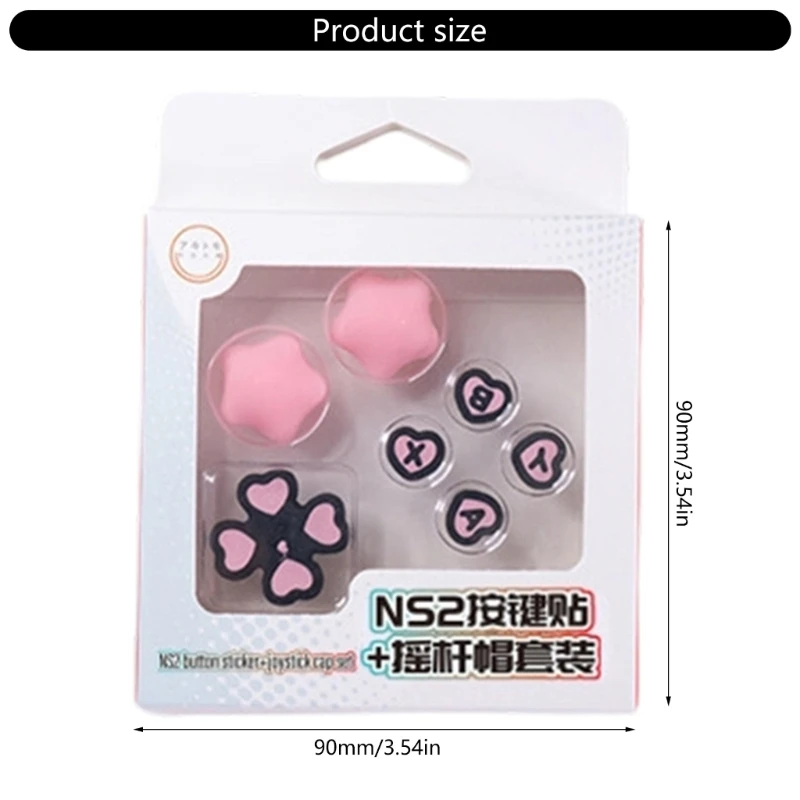 Q5wa confortável garra polegar joystick Caps protetor Button Pad aprimorando para NSW2