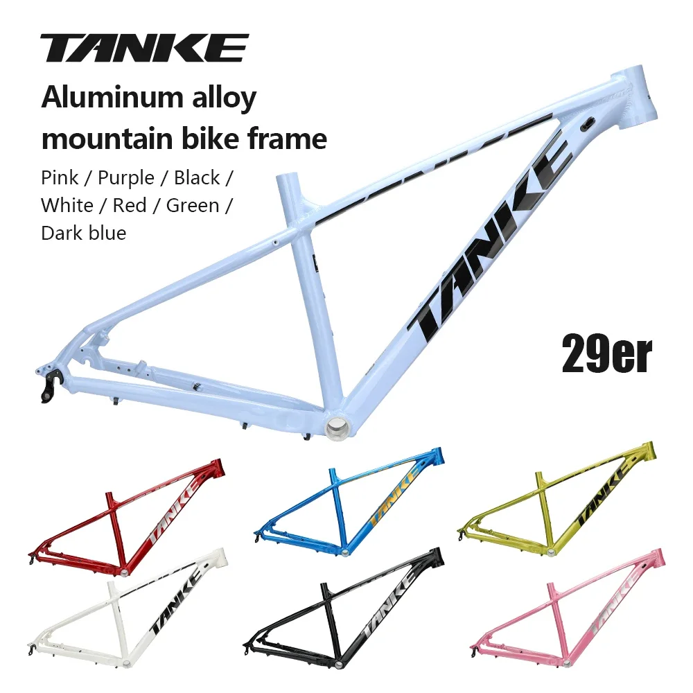 

TANKE Mountain Bike Frame Fixed Gear Carrier Kit MTB 29er 19inch Disc brake Aluminum alloy bicycle Frame Multi-Color Options
