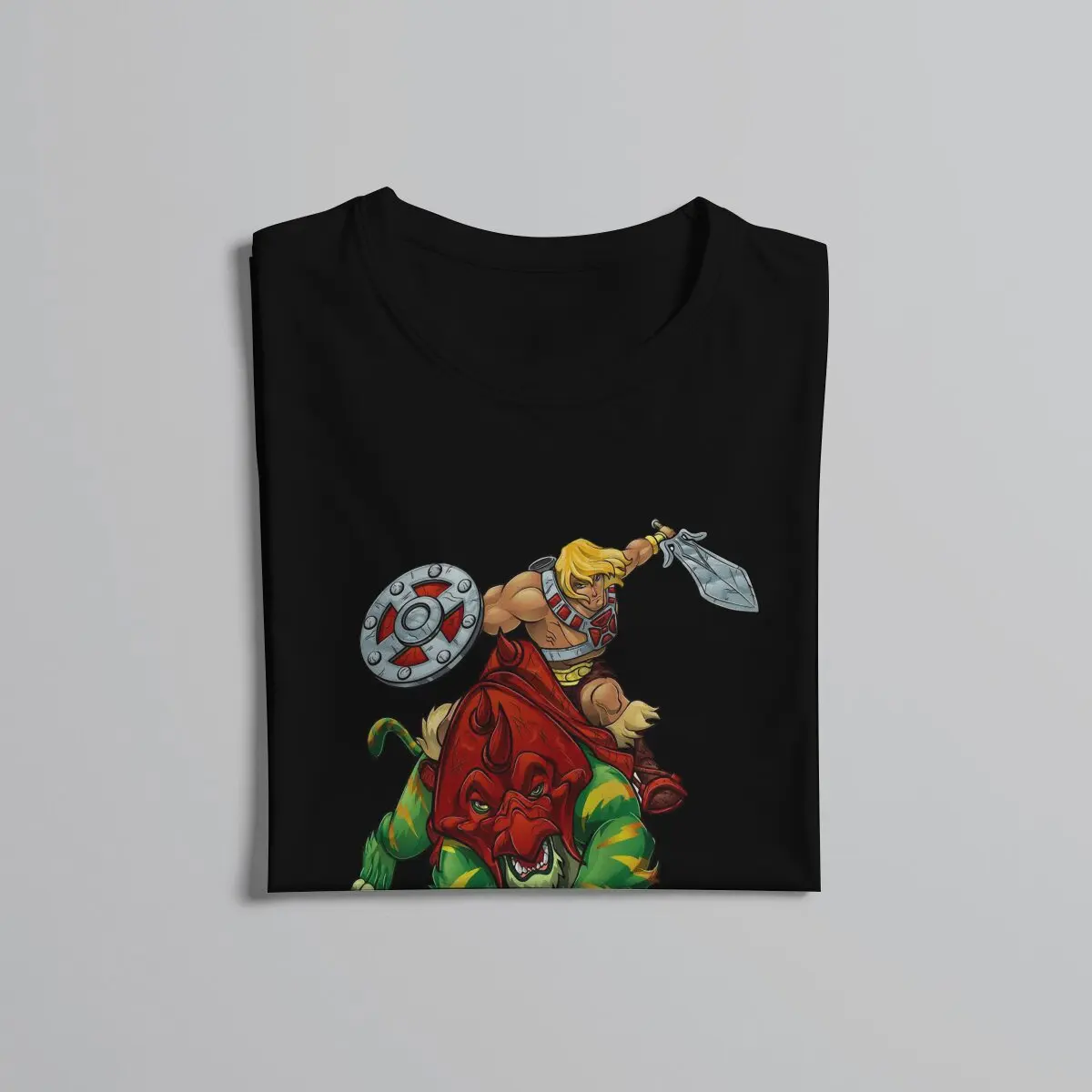 Battlecat He Man Masters Of The Universe T Shirt Punk O-Neck TShirt Polyester Tops