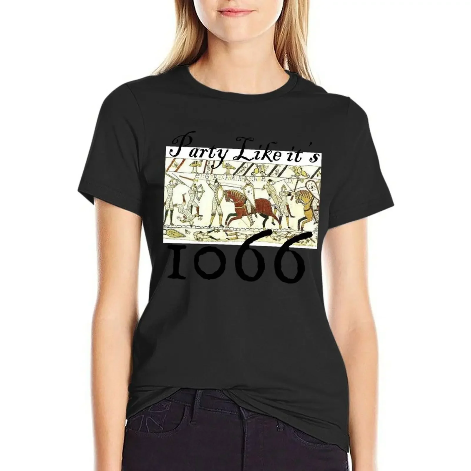 

Quirky, Medieval Bayeux Tapestry, Funny Historic T shirt T-Shirt sublime blanks cute tops kawaii clothes Womens clothing