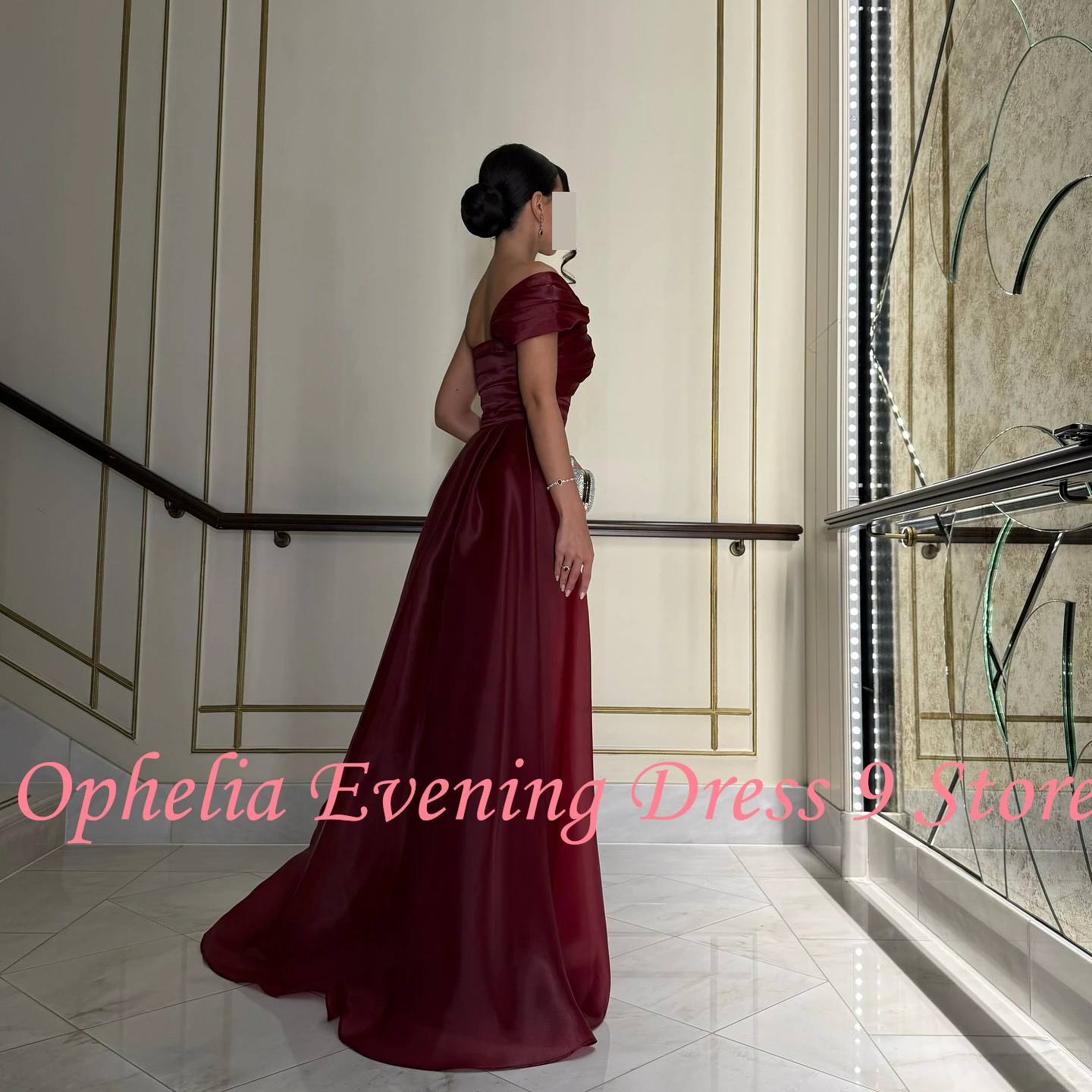 Robe De soirée moderne personnalisée, sans bretelles, en Jersey, épaules dénudées, élégante, longueur cheville, robes De célébrité