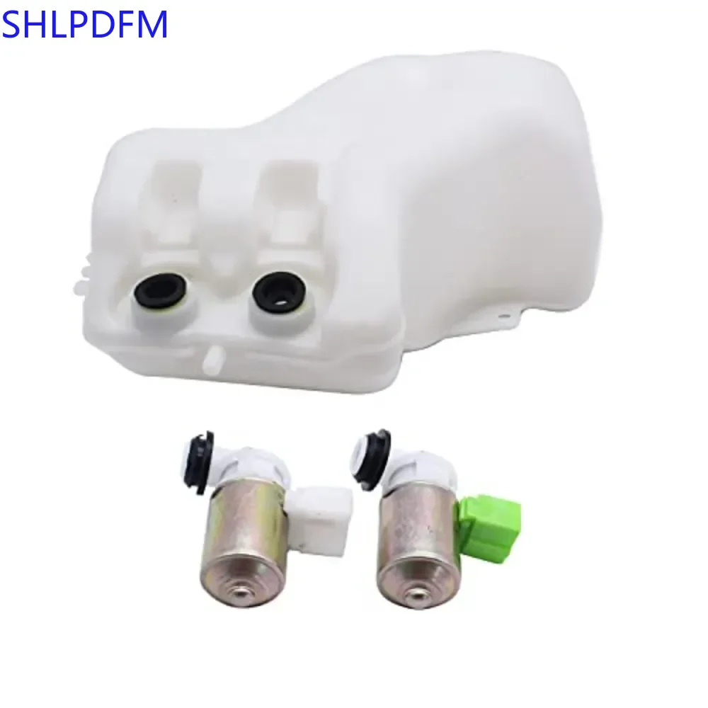 SHLPDFM Car Windshield Washer Pump Washer Bottle Kit Washer System with Pump Jet Button Switch for Nissan