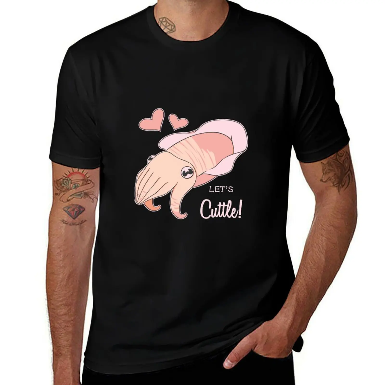 

Let'S Cuttle Funny Cuttlefish Cuddle Pun Hoodie T-Shirt funny costumes heavyweights valentines clothes anime shirts men
