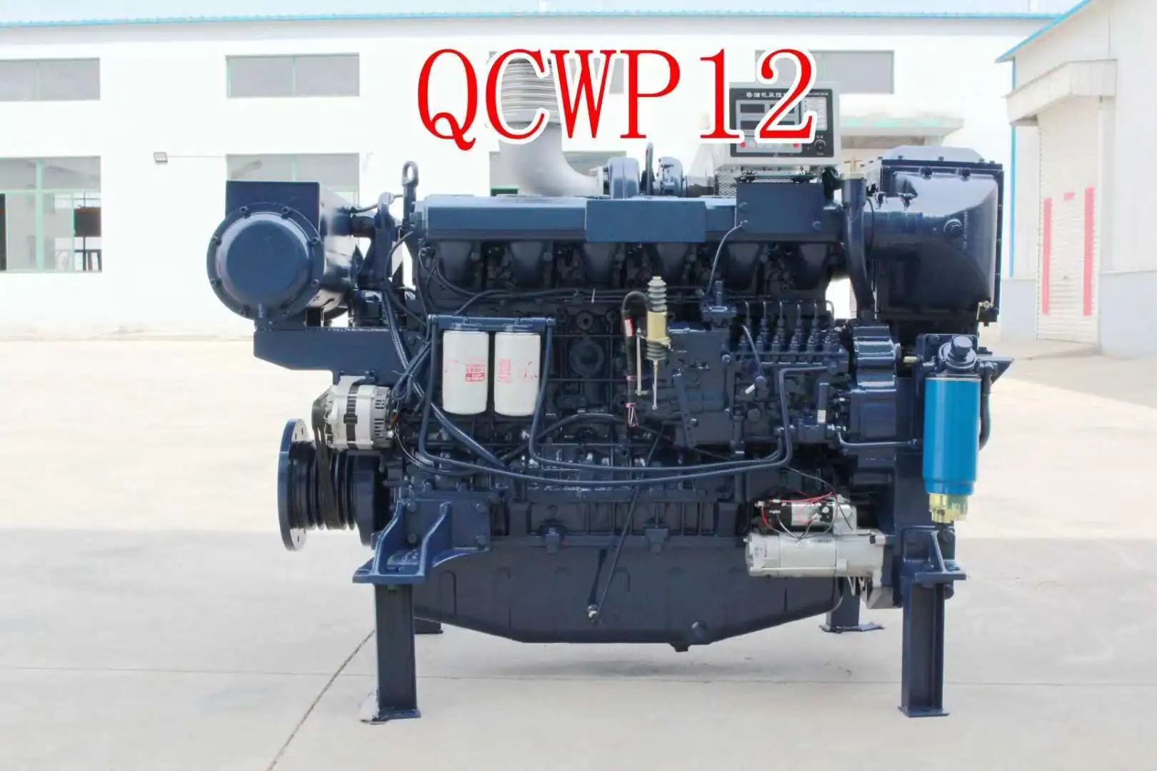 محرك قارب ديزل من سلسلة WP12C عالي الجودة جديد 220HP/350HP/400hp/500hp محرك رباعي الأشواط