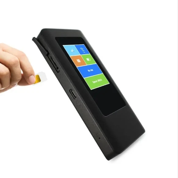 5G 高速ポータブル WiFi LED OEM WiFi5 Type-C 5g ルーター Sim カードスロット付き 5g Cpe 4400mAh 5g モデム 5g ルーター