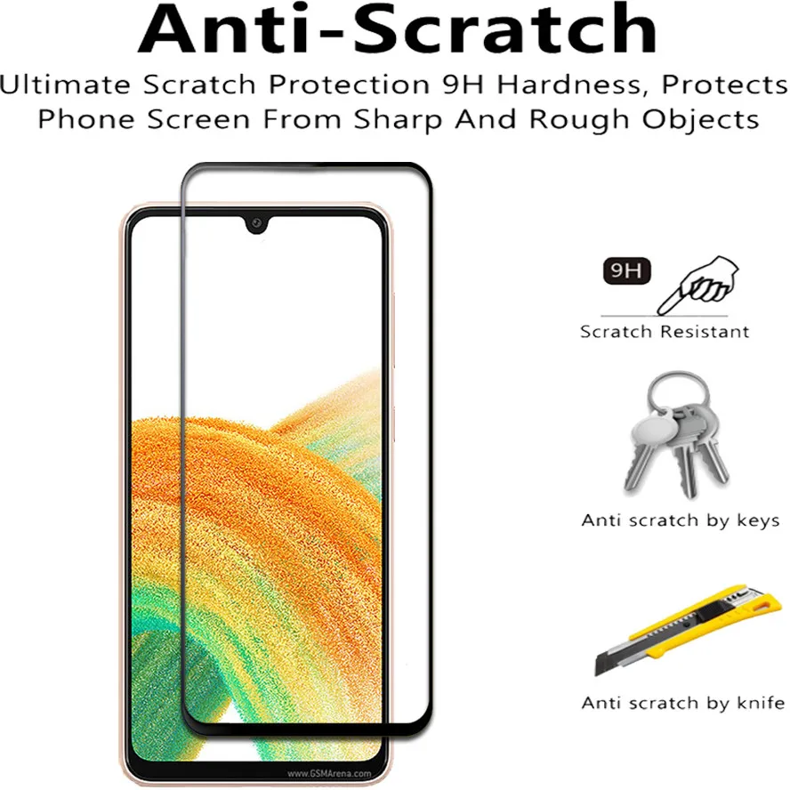 Samsung A-53 , Samsung Galaxy A53 Tempered Glass SamsungA53 Camera Lens + Back Film Sansung A53 A73 A33 Glass On Samsung A 53 Galaxy A53 A 73 A 33